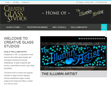 Tablet Screenshot of creativeglass.net
